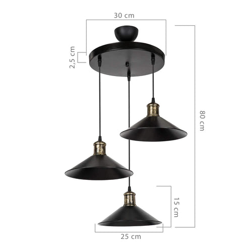 Oyo Lampada Maya Nero