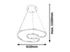 RabaLux Lampada Melora 2190 Cromo