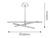 RabaLux Lampada Meredith 2480 Cromo