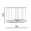 Azzarddo Lampada Merlo AZ3185 Bianco