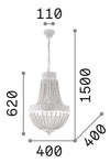 IdealLux Lampada Monet SP5 Bianco