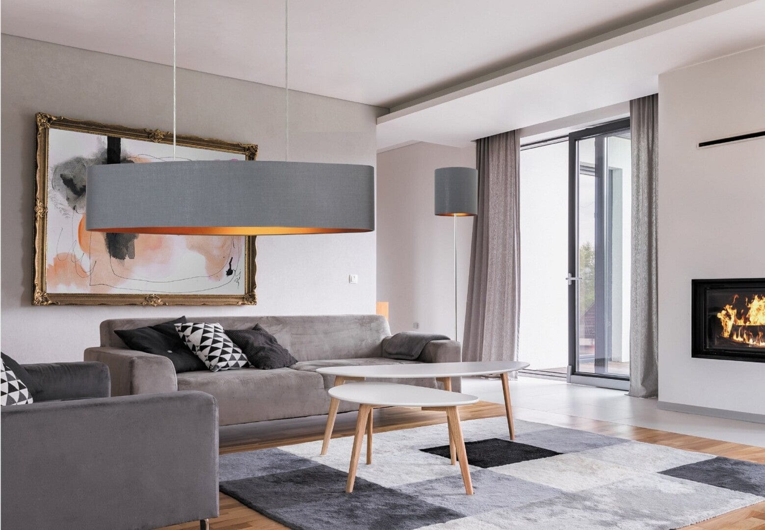 RabaLux Lampada Monica 2542 Grigio