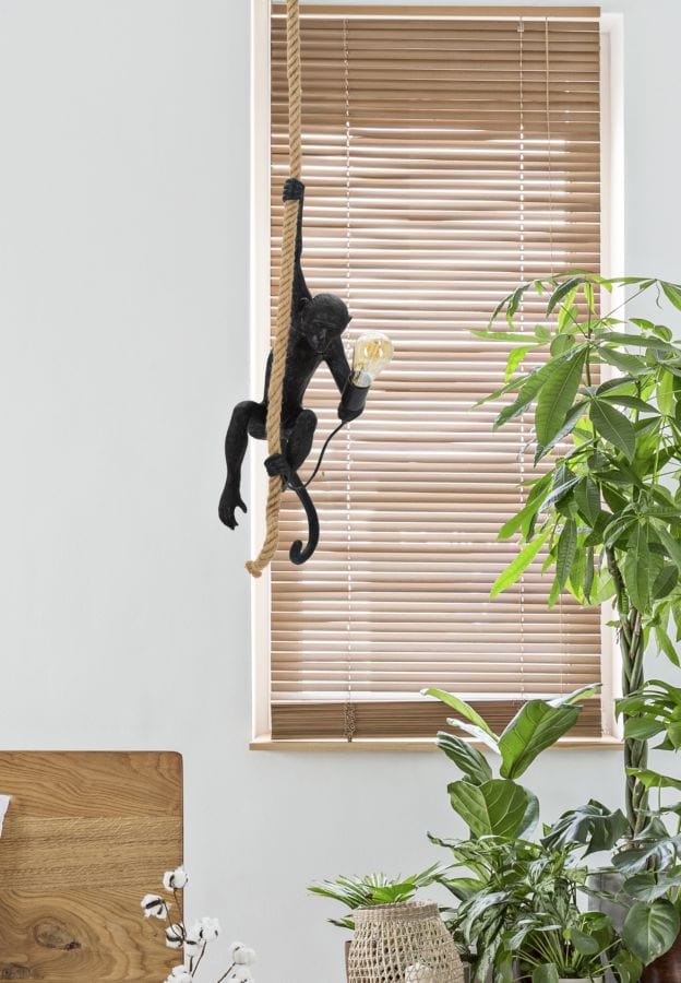 Mauro Ferretti Lampada Monkey Nero