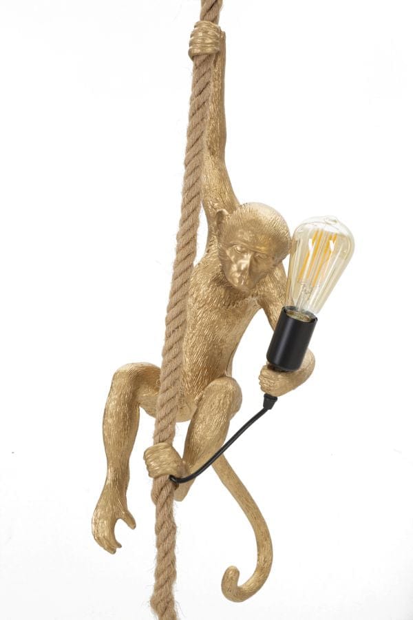 Mauro Ferretti Lampada Monkey Oro