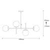 Asir Lampada Mudoni MR-951-2 Ottone