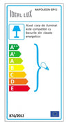 IdealLux Lampada Napoleon SP12 Cromo