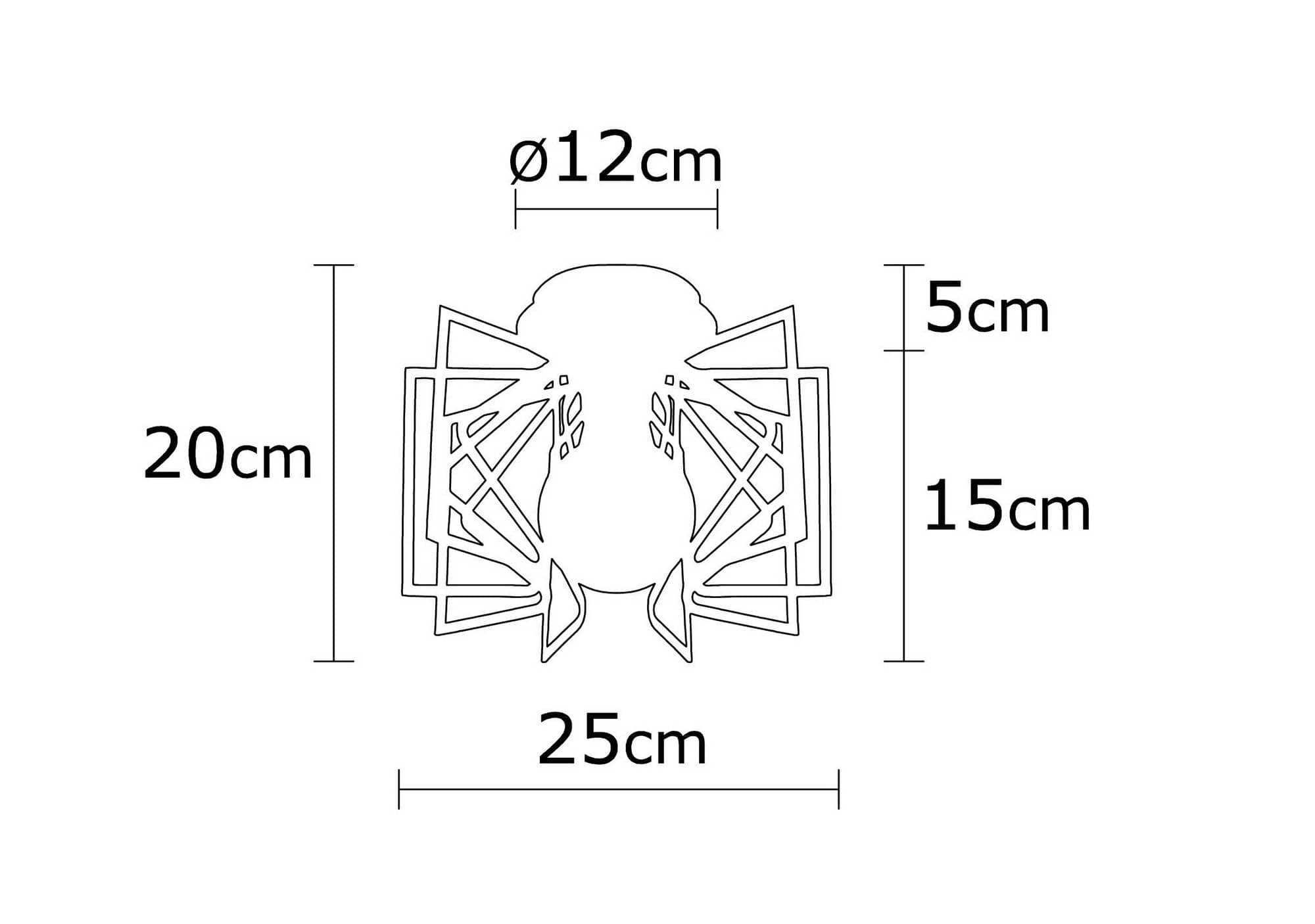 Asir Lampada Nemrut N-950 Nero