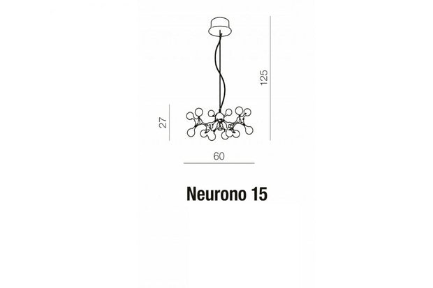 Azzarddo Lampada Neurono 15 AZ0107 Bianco