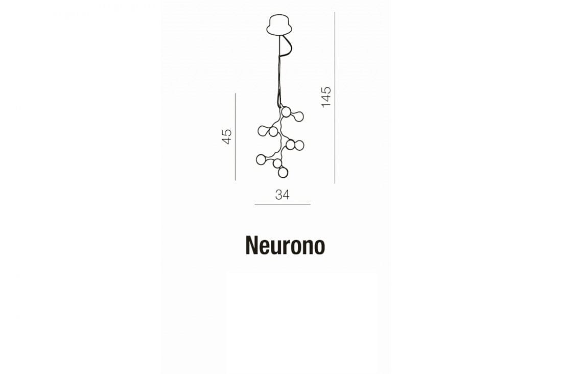 Azzarddo Lampada Neurono AZ0109 Bianco