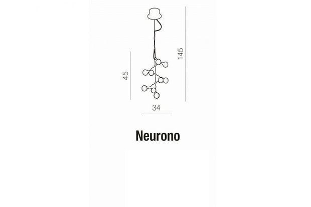 Azzarddo Lampada Neurono AZ0109 Bianco