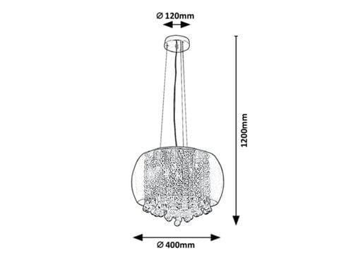RabaLux Lampada Ninelle 3599 Cromo