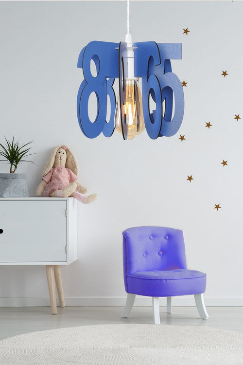 Oyo Lampada Number Blu