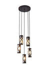 RabaLux Lampada Oberon 5340 Marrone