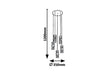 RabaLux Lampada Oberon 5340 Marrone