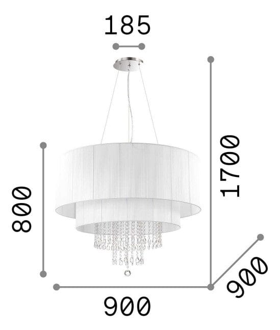 IdealLux Lampada Opera SP10 Bianco