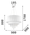 IdealLux Lampada Opera SP10 Bianco