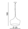 Azzarddo Lampada Orient AZ1406 Nero