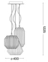 IdealLux Lampada Origami SP3 Bianco