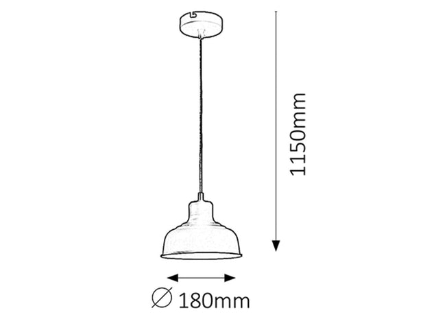 RabaLux Lampada Owen 2789 Nero
