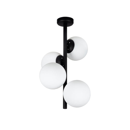 Oyo Lampada Owl Bianco e Nero