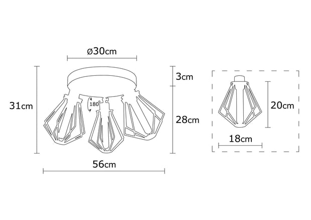 Lampada Oylat N-1041 Nero (2)