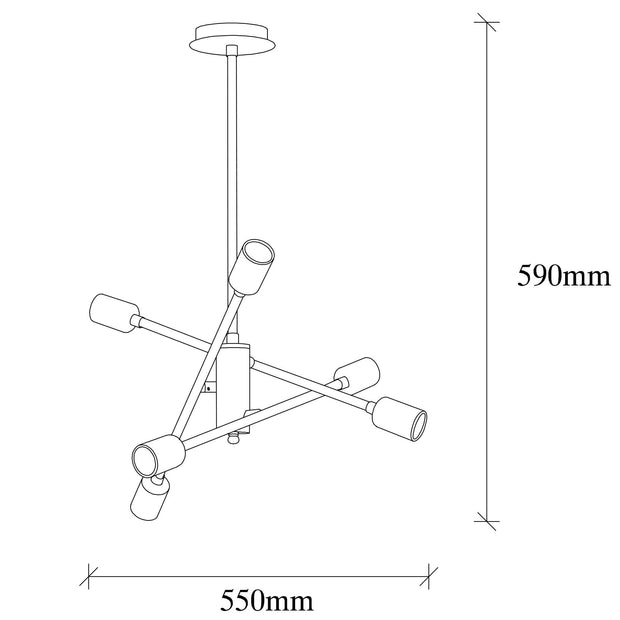 Asir Lampada Ozbest 1221 Ottone