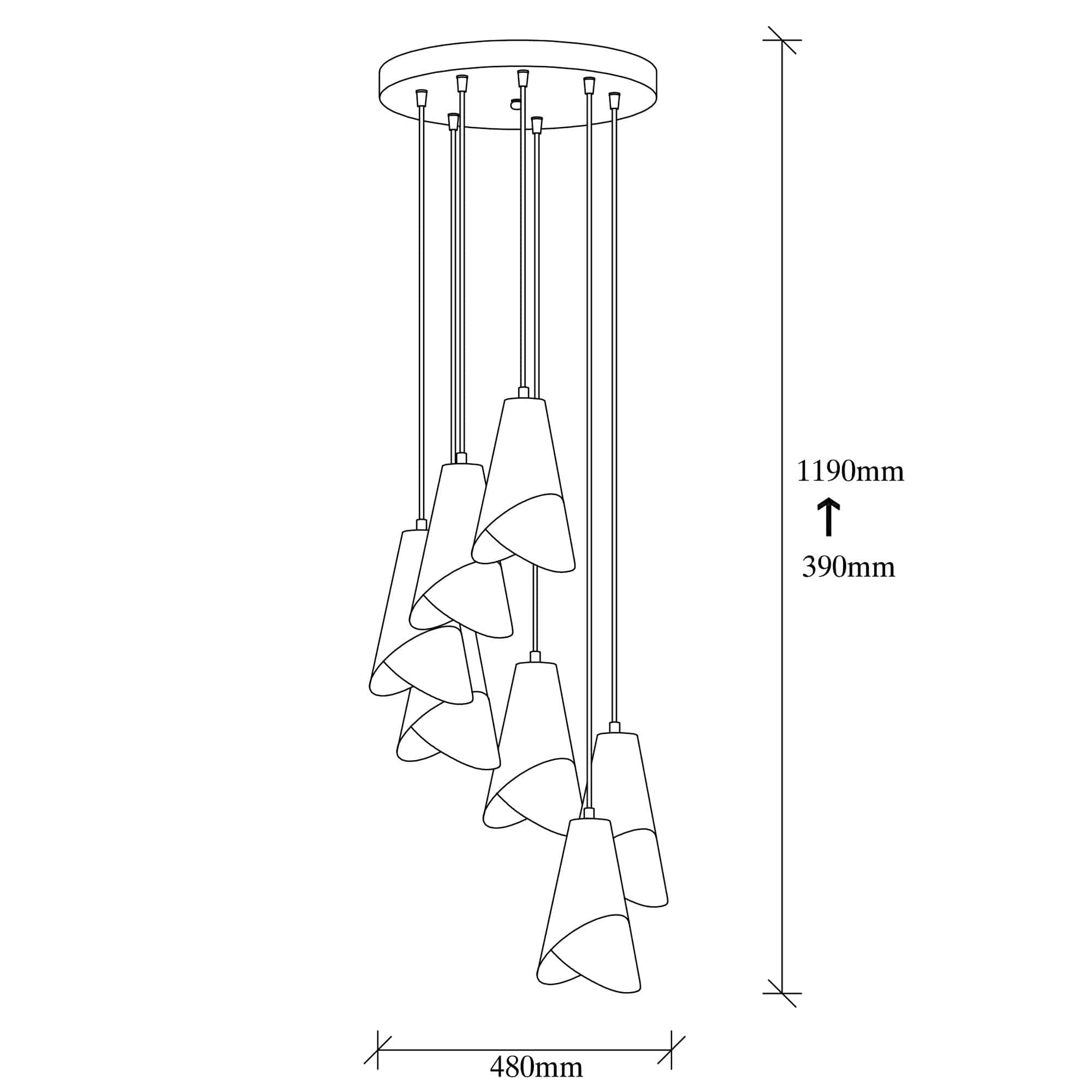 Asir Lampada Pacman 6266 Nero