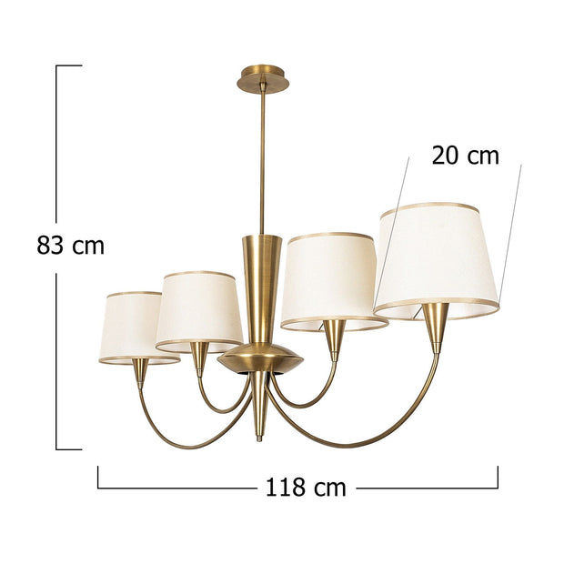 Asir Lampada Pardo 3021 Ottone