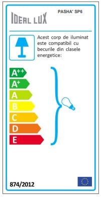 IdealLux Lampada Pasha SP6