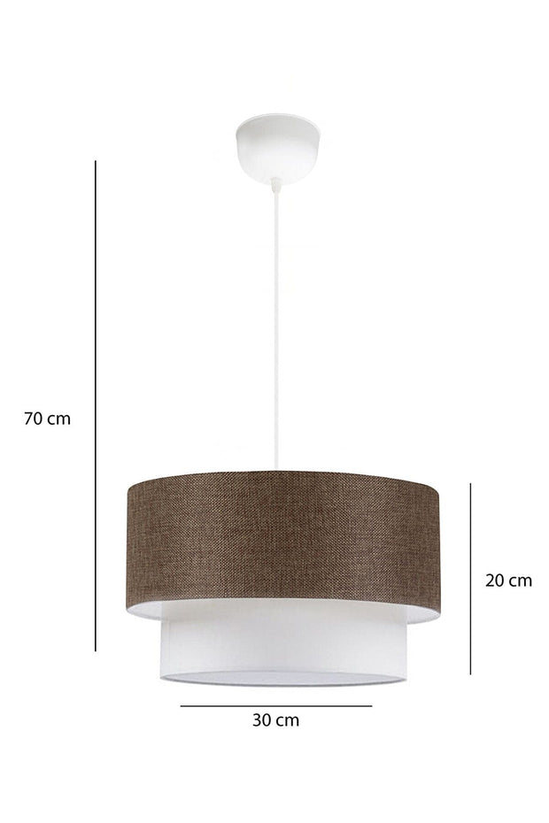 Oyo Lampada Pasta Marrone