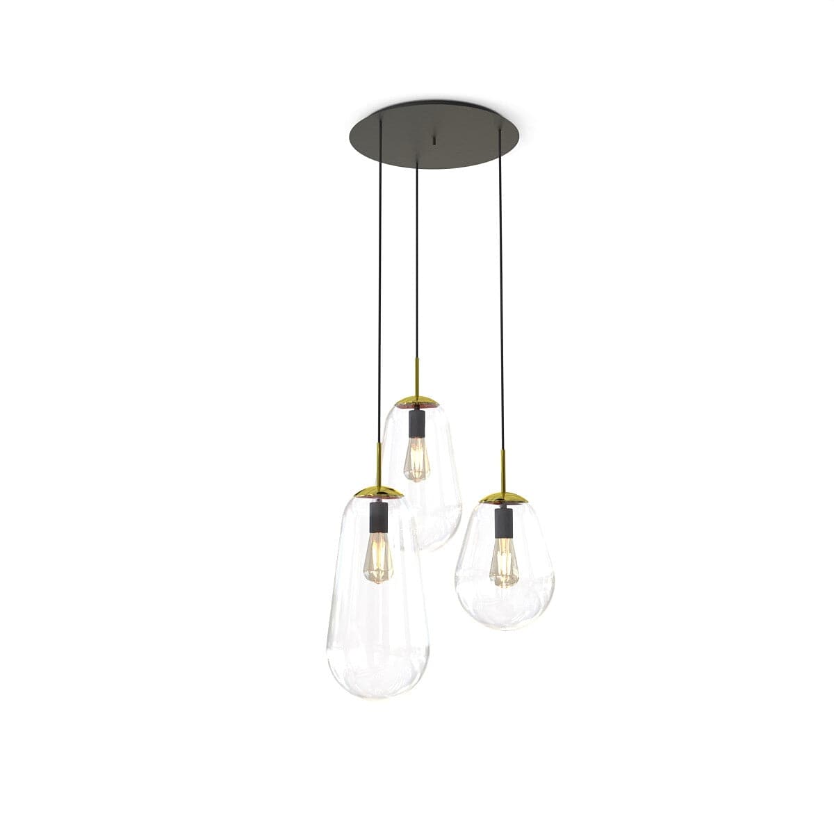 Nowodvorski Lampada Pear III Trasparente