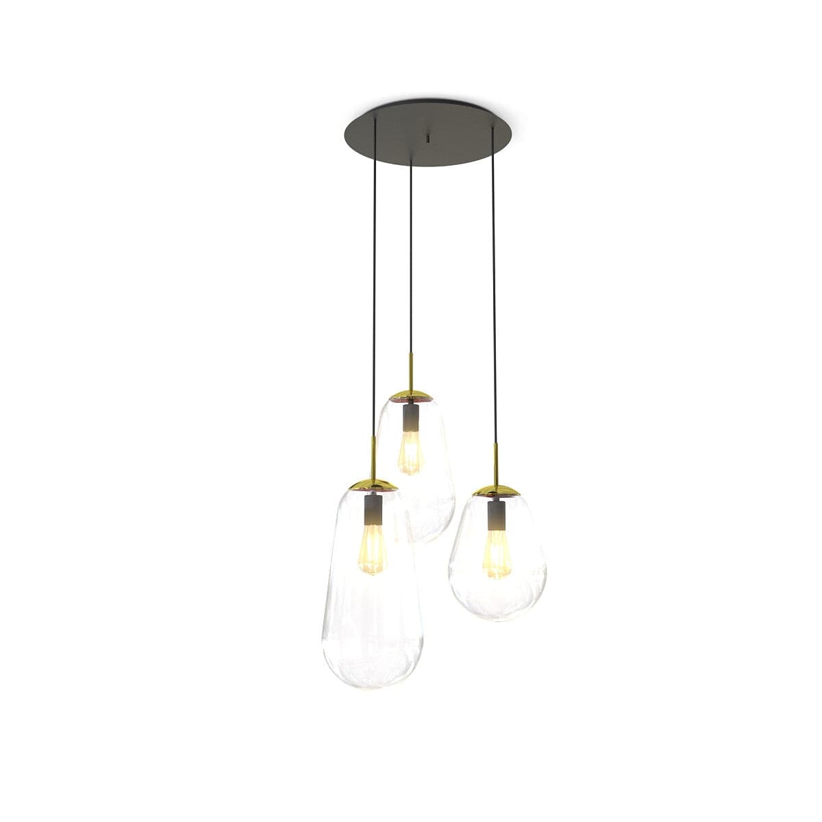 Nowodvorski Lampada Pear III Trasparente
