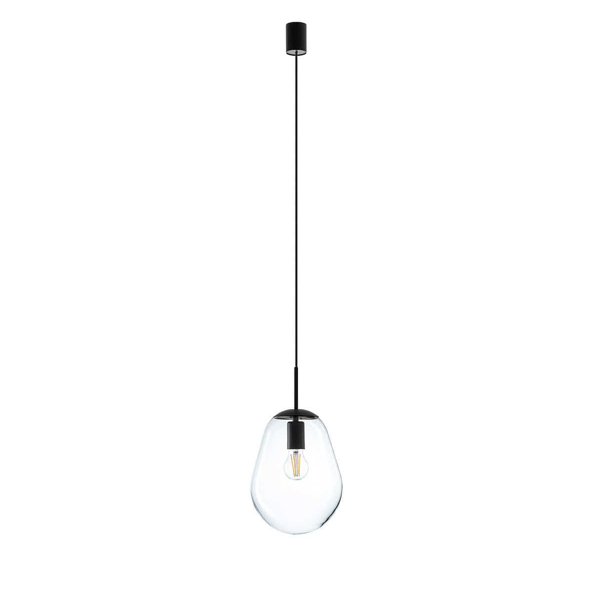 Nowodvorski Lampada Pear S Nero