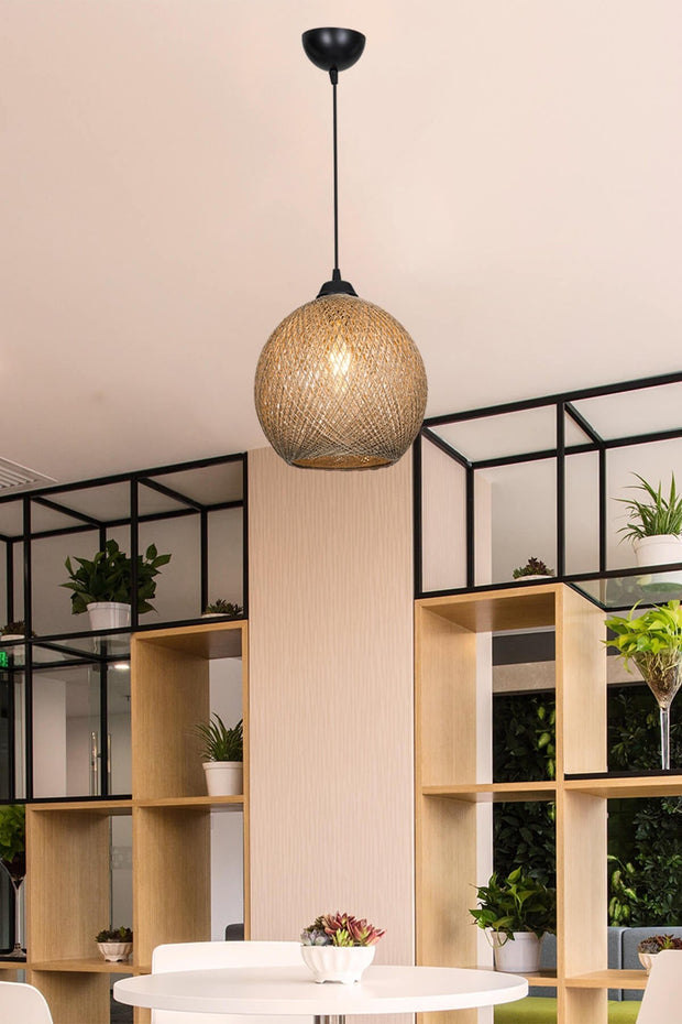 Oyo Lampada Pendant Marrone