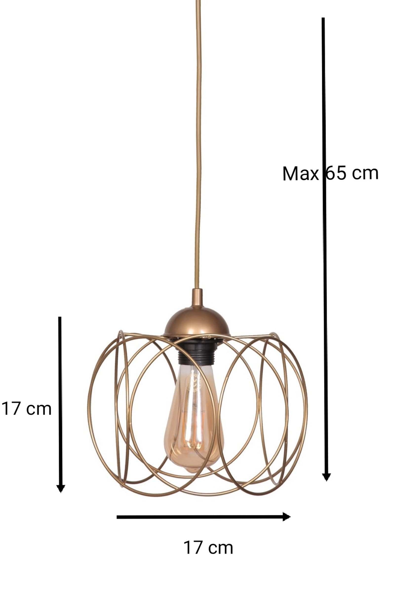 Oyo Lampada Pendant Ottone