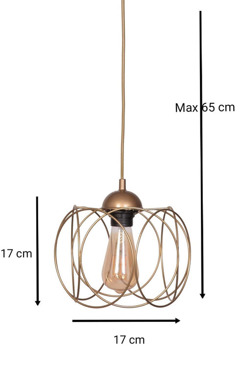Oyo Lampada Pendant Ottone