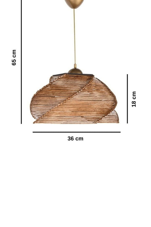 Asir Lampada Pentagone Naturale