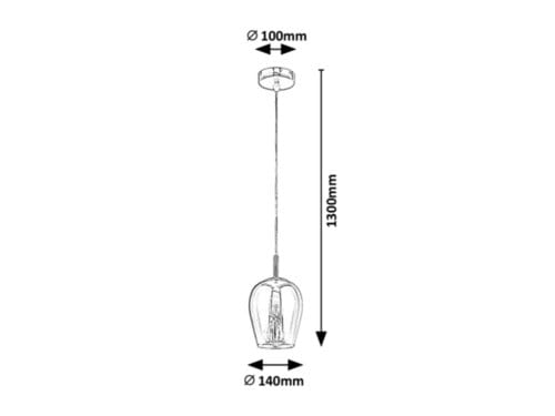 RabaLux Lampada Petunia 5252 Cromo