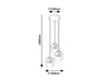 RabaLux Lampada Peyton 72063 Faggio
