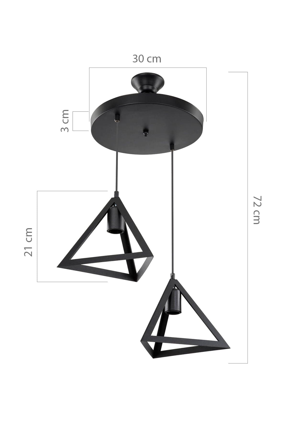 Oyo Lampada Plato Nero