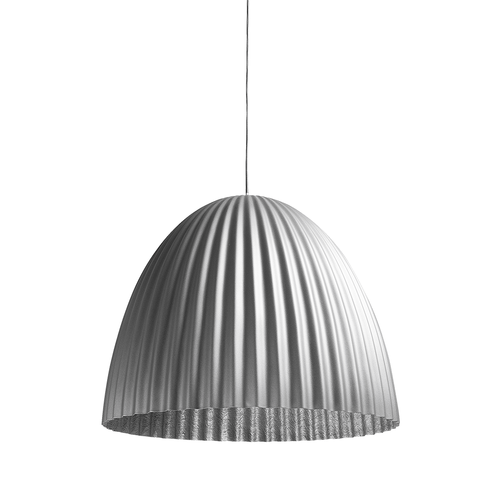 Customform Lampada Plissart L Argento