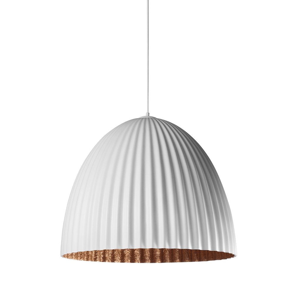 Customform Lampada Plissart L Bianco