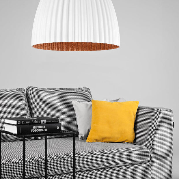 Customform Lampada Plissart L Bianco