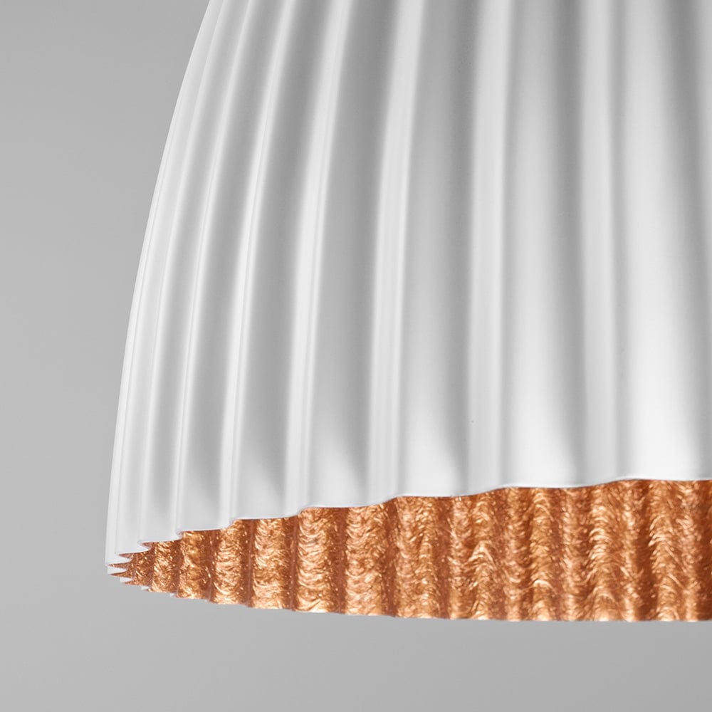 Customform Lampada Plissart L Bianco