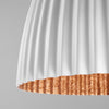 Customform Lampada Plissart L Bianco