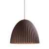 Customform Lampada Plissart L Marrone