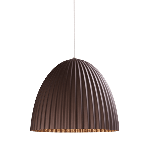 Customform Lampada Plissart L Marrone