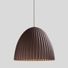 Customform Lampada Plissart L Marrone