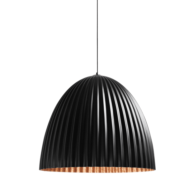 Customform Lampada Plissart L Nero