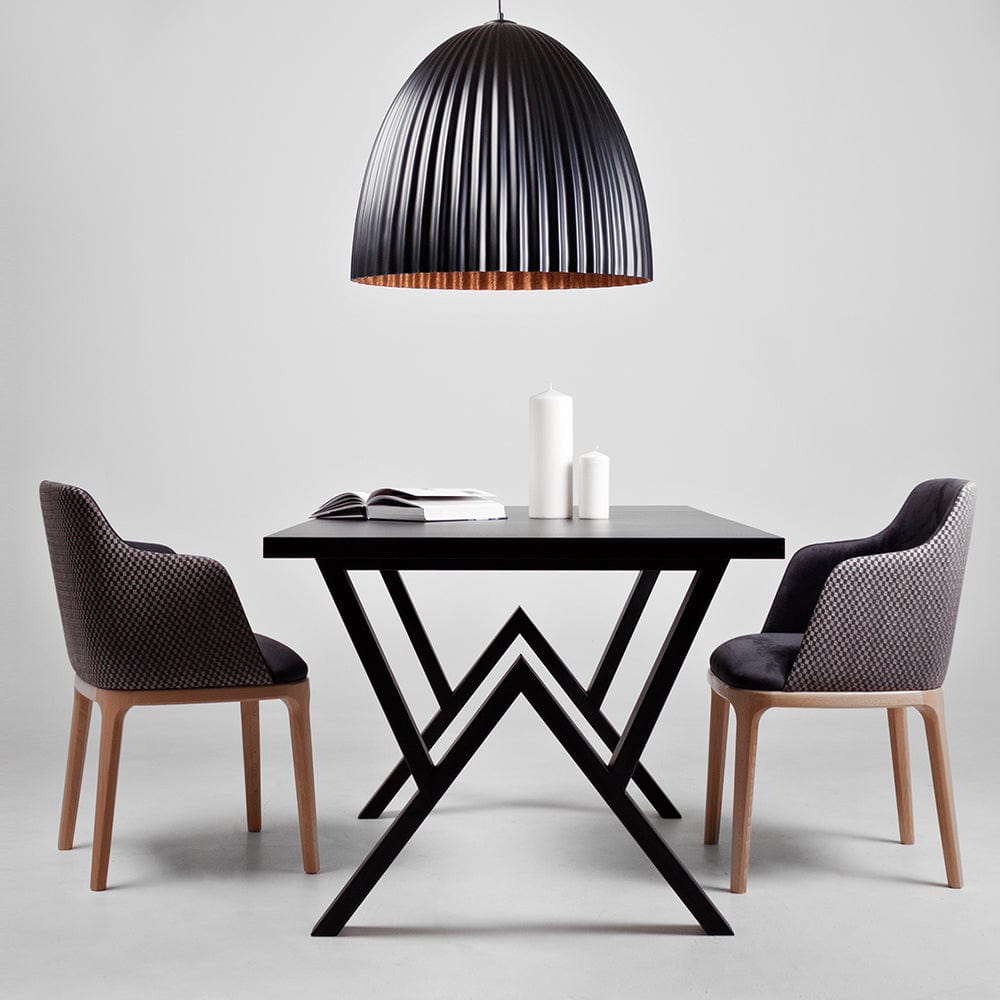 Customform Lampada Plissart L Nero